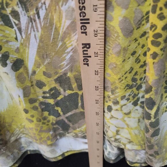 Hearts Of Palm Womens Blouse Multi-Color Size 2X Polyester Blend Stretch - Picture 4 of 12